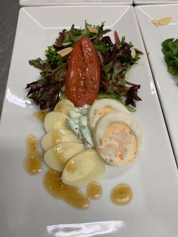 Seafood ballotine